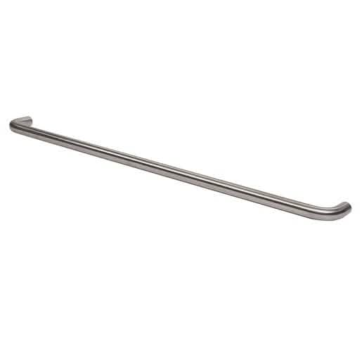 CRL 1" Brushed Stainless Pull Handle - 33" for sleek and modern door design.