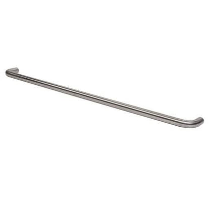 CRL 1" Brushed Stainless Pull Handle - 33" for sleek and modern door design.