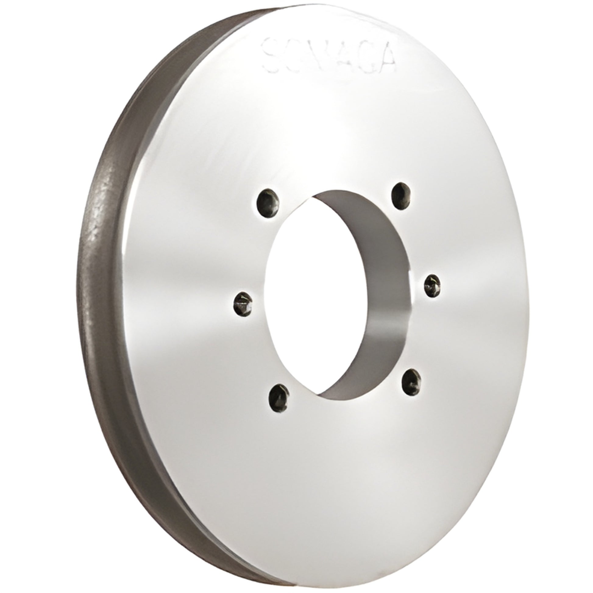 CRL 7" diamond grinding wheel, pencil-edge profile for 1/8-1/4" (3-6 mm) glass. SKU 36443205