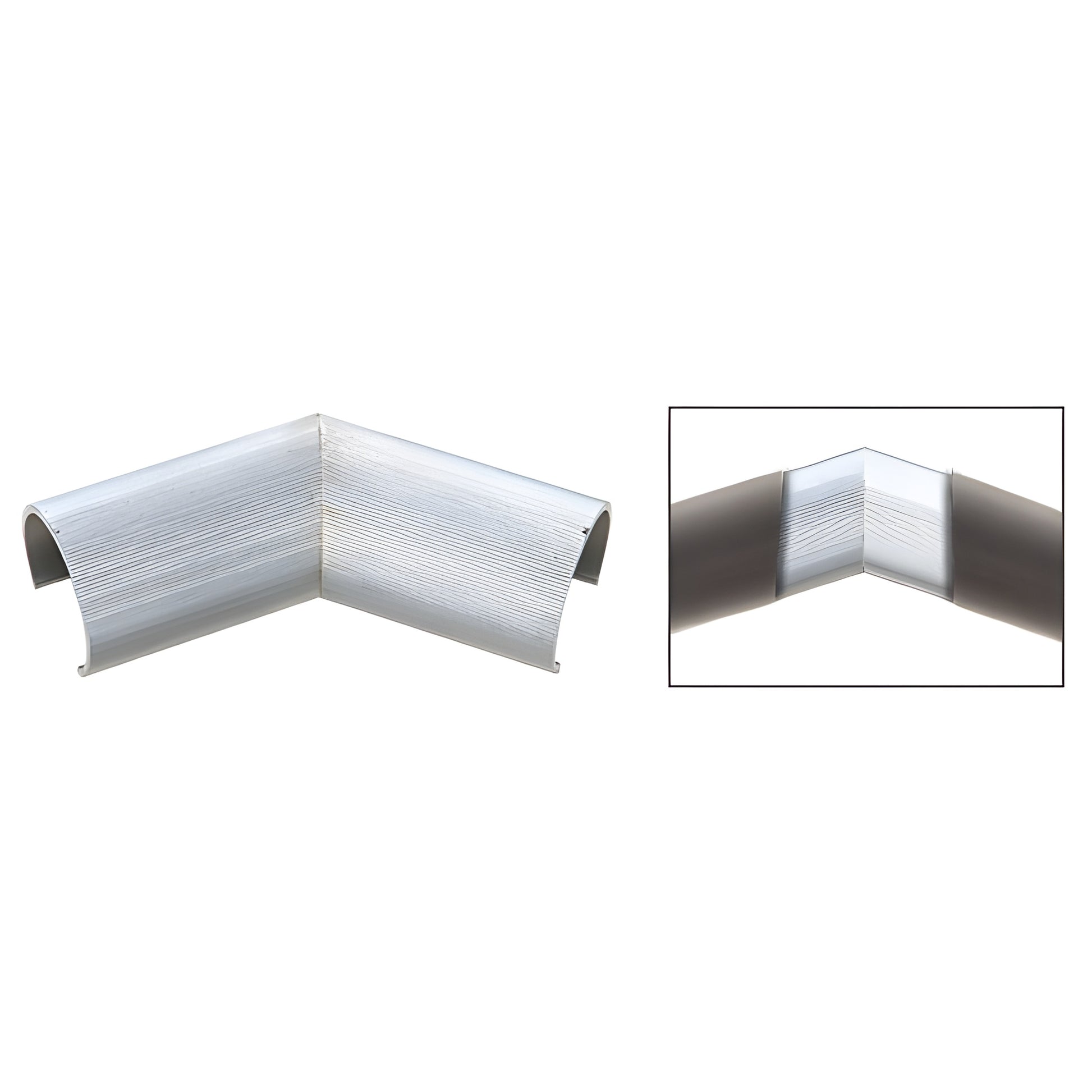 135 mill-finish 6063-T6 aluminum internal splice sleeve for cap railing, SKU 1S25135M