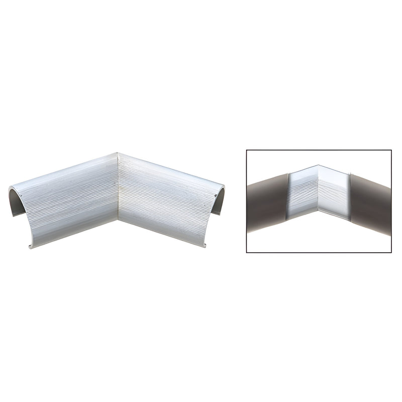 135 mill-finish 6063-T6 aluminum internal splice sleeve for cap railing, SKU 1S25135M