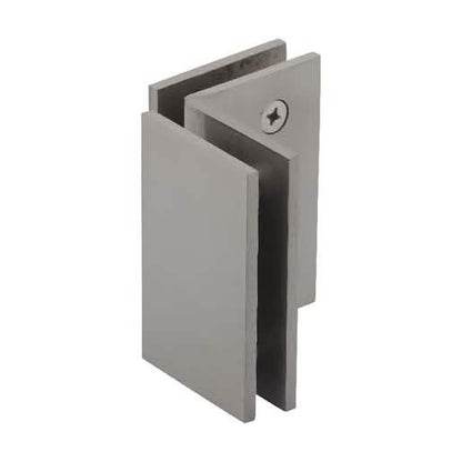 CRL Brushed Nickel Geneva Glass-to-Glass Bracket: Sleek, durable, modern design.