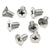 CRL Chrome 6x12mm Phillips Flat-Head Cover Plate Screws