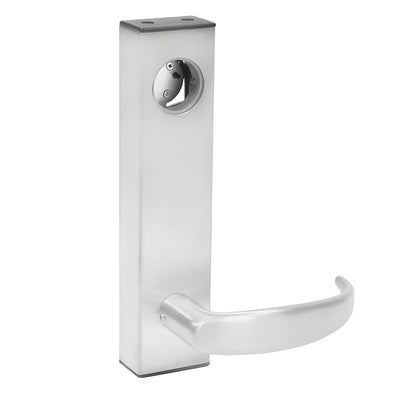 Adams Rite 3080 Series Clear Anodized Electrified Trim Lever with Hole