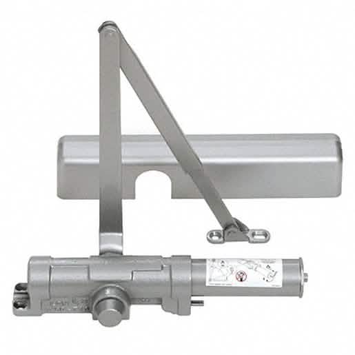 LCN Aluminum ANSI Grade 1 Door Closer, Adjustable Multi-Size 1-6, Surface Mounted