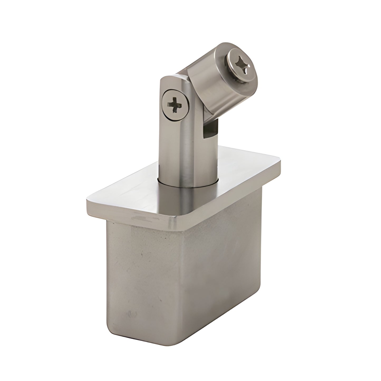 P9VSBS brushed stainless steel vertically adjustable post cap with swivel head for 1-1/2" Schedule 40 posts