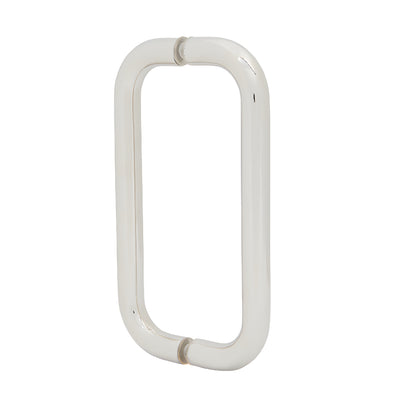 CRL 8" Polished Nickel BM Series Back-to-Back Glass Door Handle