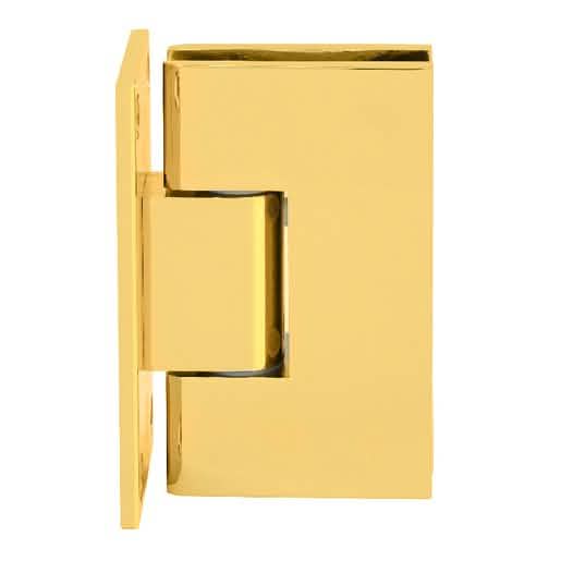 "CRL Unlacquered Brass Victoria Series Wall Mount Full Back Plate Hinge - Durable & Elegan