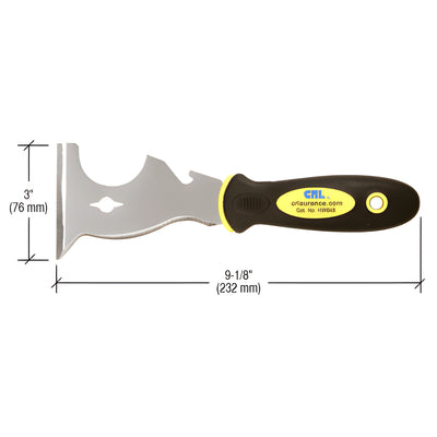 CRL 8-in-1 Painter's Tool - Paint Scraper, Putty Knife, Caulk Remover