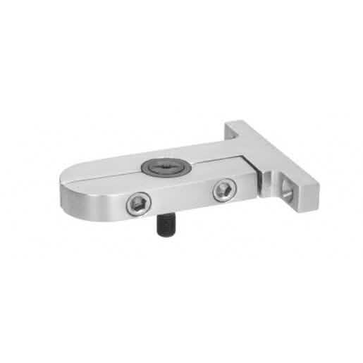 CRL Brushed Stainless AGT3 Horizontal Mount Pivot Bracket for glass doors - sleek design