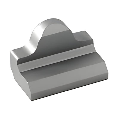 CRL-U.S. Clear Anodized Class 1 Aluminum Door Handle Base