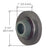 CRL Bronze Concave Wall-Mount Door Stop