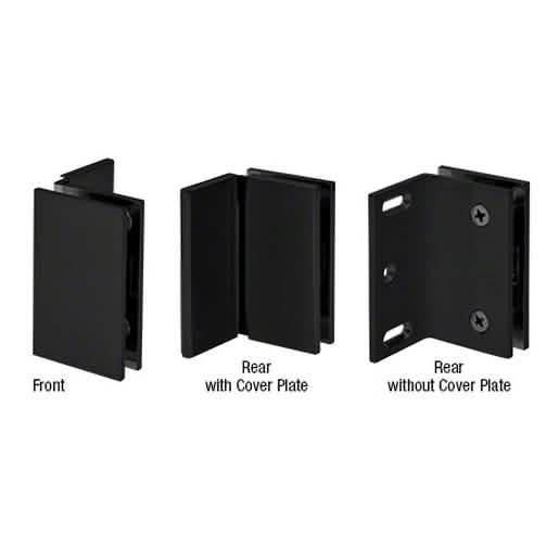 CRL Matte Black Melbourne Wall Mount Bracket - Sleek, Durable Design for Modern Spaces