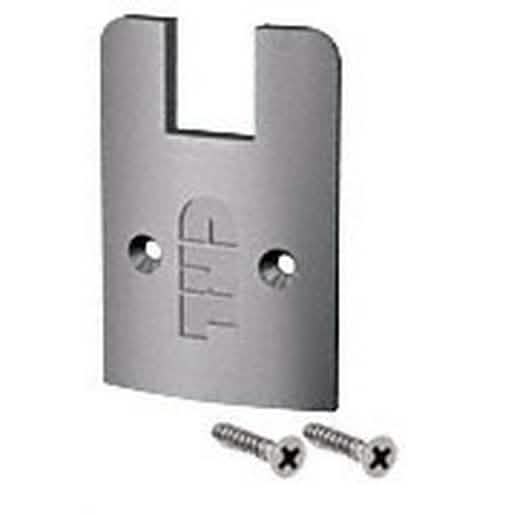 CRL Brushed Stainless Sidelite Rail Cap with Screws - Low Profile, Durable Design