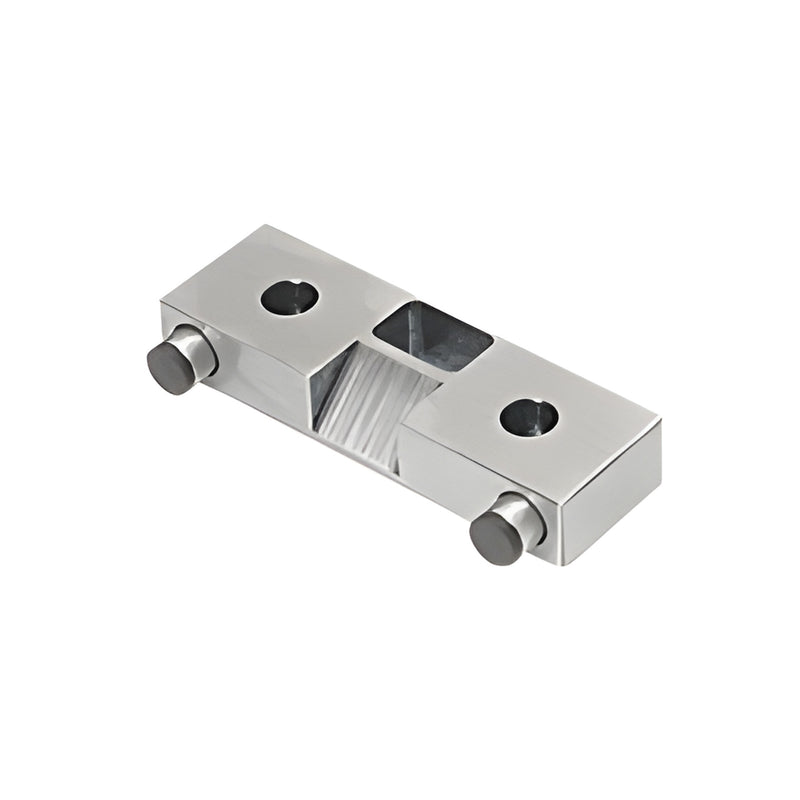 CRL PK1BS brushed stainless stop/strike for 1/2" tempered glass doors, panic/deadbolt keeper