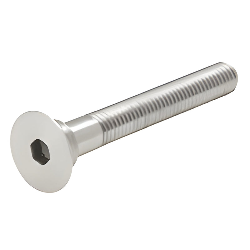 RRFB0LT3BS M10 threaded extension bolt, 316 stainless steel, hex countersunk head for thicker glass (fits RRF10)
