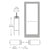 CRL-U.S. Aluminum 400 Clear-Anodized Center Pivot Entrance Door