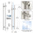 CRL 48" 316 Polished Stainless Steel Locking Ladder Pull