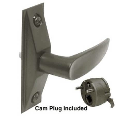 CRL Bronze Right Hand Lever Handle - Durable, sleek design for modern door aesthetics.