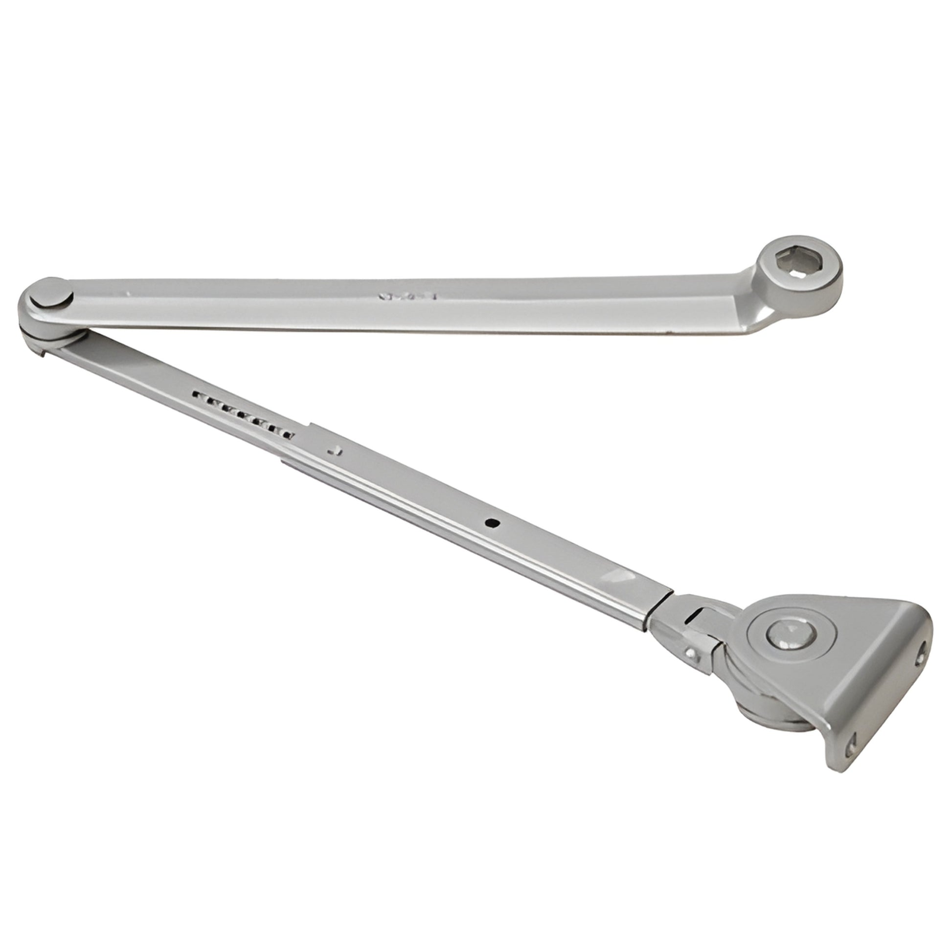 Aluminum LCN 4040HOA hold-open friction arm for door closers, non-handed, adjustable to 120 (SKU 4040H0AAL)