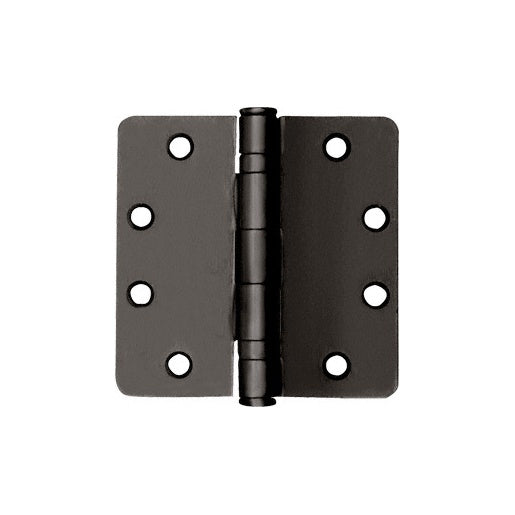CRL Bronze Non-Removable Pin Standard Weight 1/4" Radius Ball Bearing Template Butt Hinge 