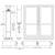 CRL-U.S. Aluminum 550 White KYNAR Wide-Stile Geared-Hinge Doors