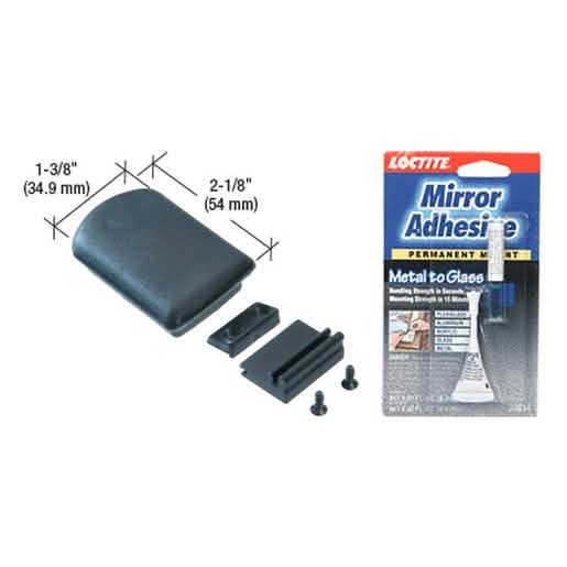 CRL Replacement Plastic Self-Latching Latch for Tri-Vent Sliders with Base & Adhesive