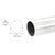 CRL Polished Stainless Steel Round Tubing 2 in Dia x .050 Wall x 98 in