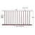 CRL Matte Bronze 60x36 Picket Fence Panel 200/300/350/400 Series