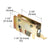 CRL 1-1/4 in Nylon Mirror Door Roller - Replacement for Bay King