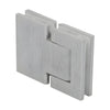 H8215BTSA satin anodized aluminum oil-dynamic full back-plate glass-to-glass hinge for 8-14mm frameless doors