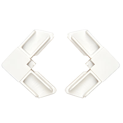 CRL White Storm Door Bottom Screen Corner Replacement 20-Pack