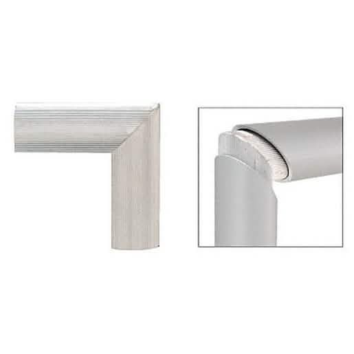 CRL 90º Corner Vertical Internal Splice for 3-1/2" Cap Rail - Durable and Easy Installatio