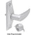 CRL Satin Chrome Right-Hand Door Lever Handle