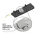 CRL Matte Black Electric Strike, Sensor, Fail-Secure for Single Door