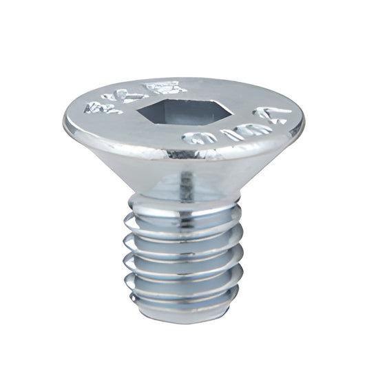 CRL290TF countersunk hex-socket top track connector screw, zinc-plated, replacement hardware (17 per pack)