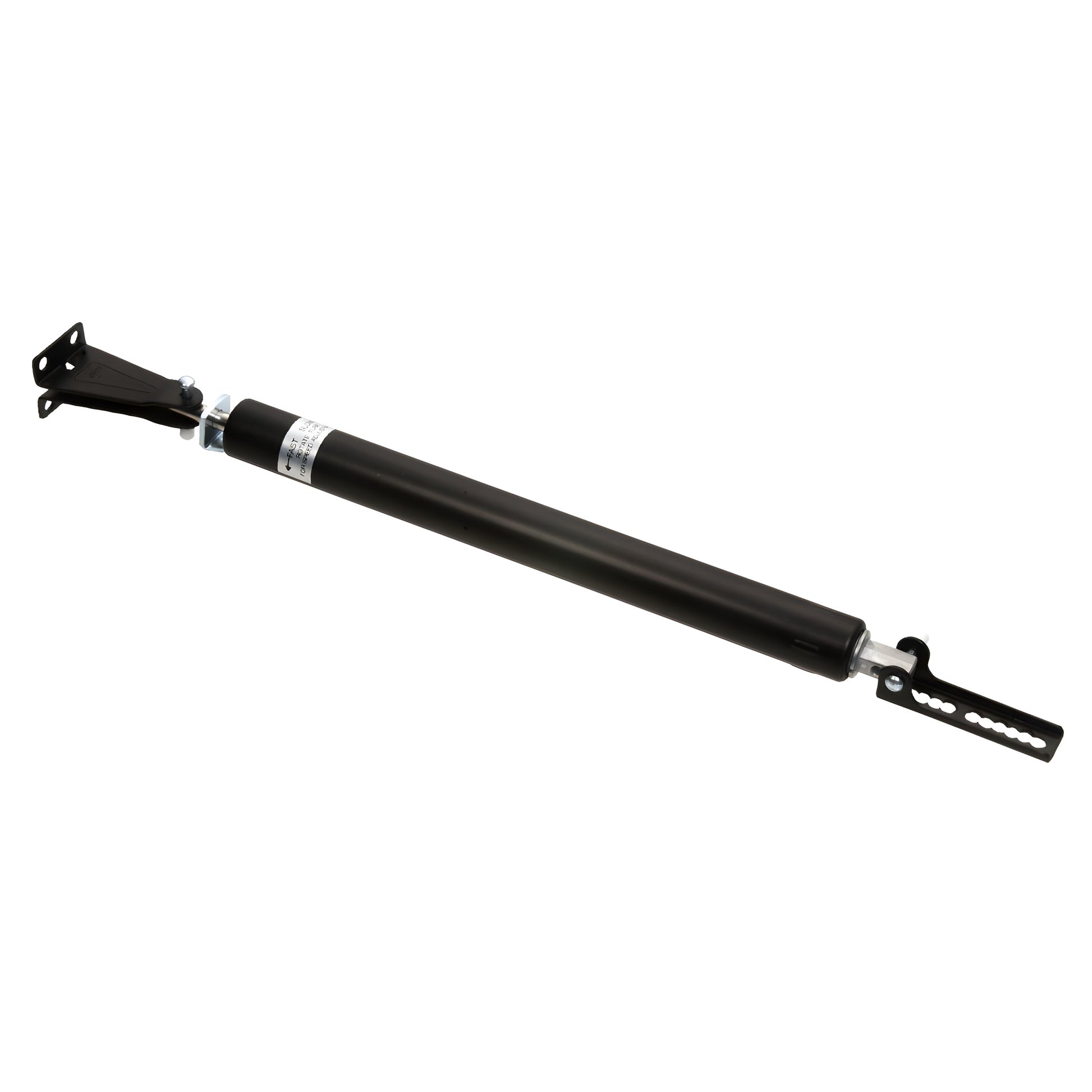Black hydraulic fingertip-adjustable door closer for outswing doors, aluminum 10.5 in - SKU K5059