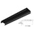 CRL Matte Black 4-1/2" Header Channel 240" for Frameless Glass Doors