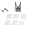 CRL Brushed Stainless Anodized Replacement Bottom Guide for 290/295, 490/495 & 690/695 Series Sliding Door Systems