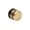 CRL Brushed Bronze Premium Brixen Series Two Door Bypass Sliding Shower Door System with Concealed Hardware