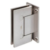 CRL Brushed Nickel Trento Full Back Hinge