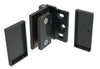 CRL Matte Black Como Series Wall Mount Outswing Hinge