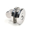 CRL Polished Stainless Steel Complete 180º Crescent Series Sliding System