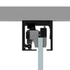 CRL 690 Series Matte Black Wall or Ceiling Mount Sliding Door Kit
