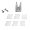 CRL Satin Anodized Replacement Bottom Guide for 290/295, 490/495 & 690/695 Series Sliding Door Systems