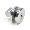 CRL Brushed Stainless Complete 180º Crescent Series Sliding System