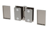 CRL Polished Chrome Como Series 180°Glass-to-Glass hinge