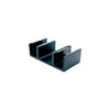CRL Matte Black Premium Brixen Series Two Door Bypass Sliding Shower Door System with Concealed Hardware