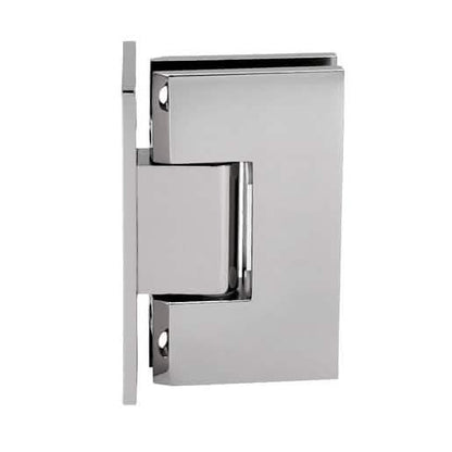 CRL Vienna 337 Polished Nickel Wall Mount Hinge with Adjustable Full Back Plate