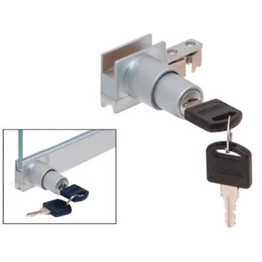 CRL Satin Anodized Lock for S710 Security H-Bar - "Randomly Keyed" for Enhanced Security